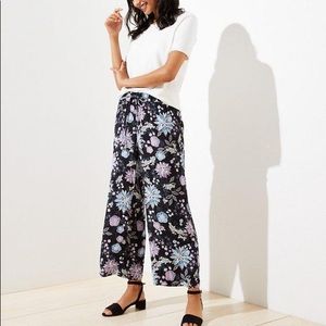 LOFT GARDEN FLUID DRAWSTRING PANTS